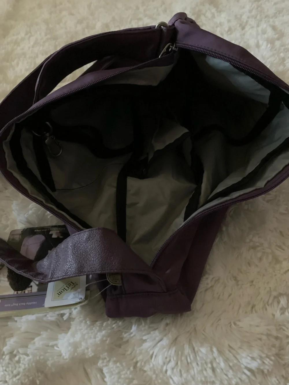 Everyday Purple Sling Backpack - Lightweight Hands-Free Carry
